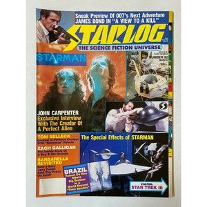 STARLOG #92 - 1985 March Featuring Starman On Cover VINTAGE